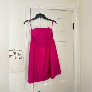 Boutique short hot pink cocktail dress